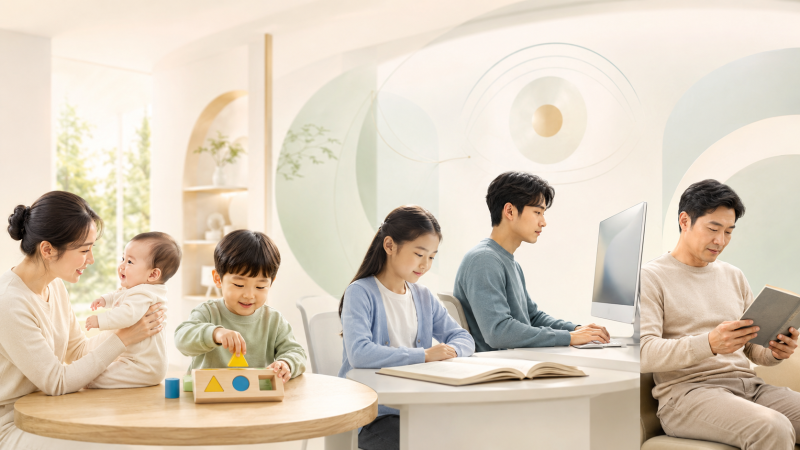 태어나서 성인이 될 때까지, 시력은 어떻게 변할까요? 연령별 눈 발달과 꼭 필요한 기력검사 ....