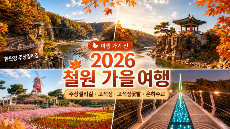 2026 고석정 꽃밭 28일 개장 — 철원 가을여행, 화요일만 피하세요