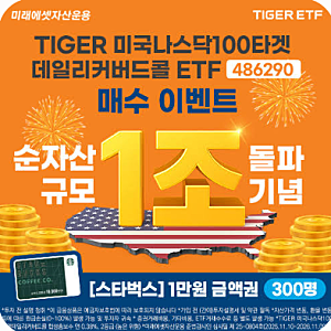 TIGER 미국나스닥100타겟데일리커버드콜 (종목코드: 486290)