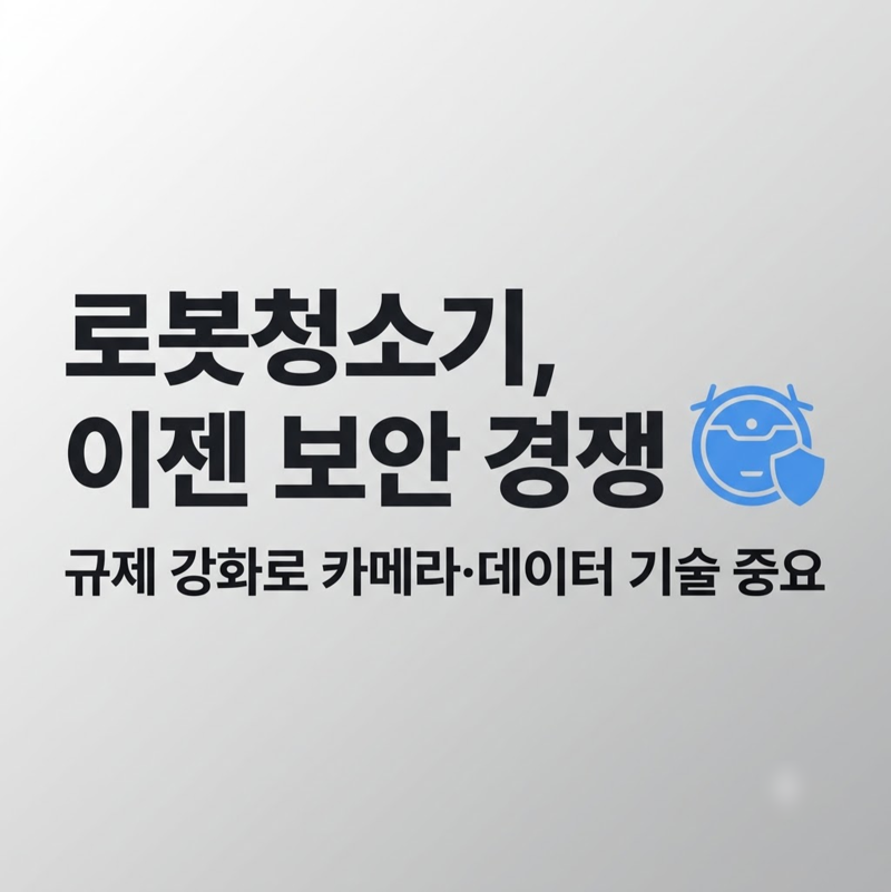 [뉴스] 로봇청소기 경쟁판, '흡입력' 다음은 '보안'이다