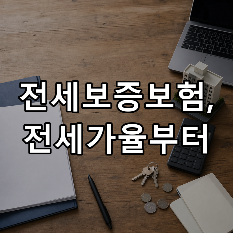 전세보증보험 가입 조건과 비용, 전세가율 70%가 갈림길입니다 (2026년 8월 기준)