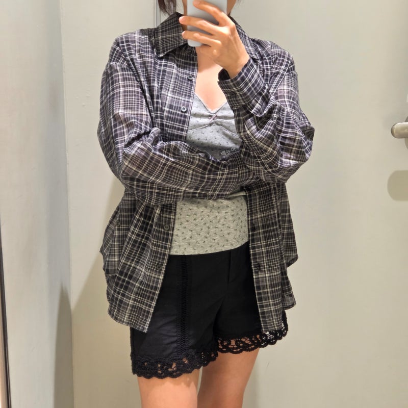 에잇세컨즈 가을신상 시어 셔츠 딱하나 산다면? 가디건도 입어봄