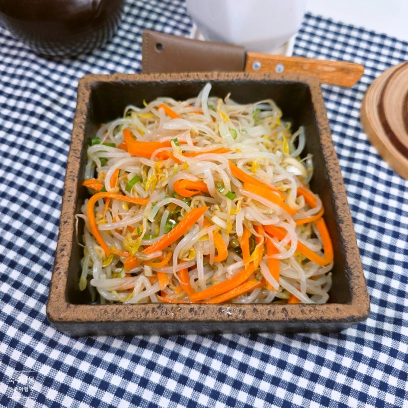 여름 밑반찬 숙주나물무침 만들기 레시피