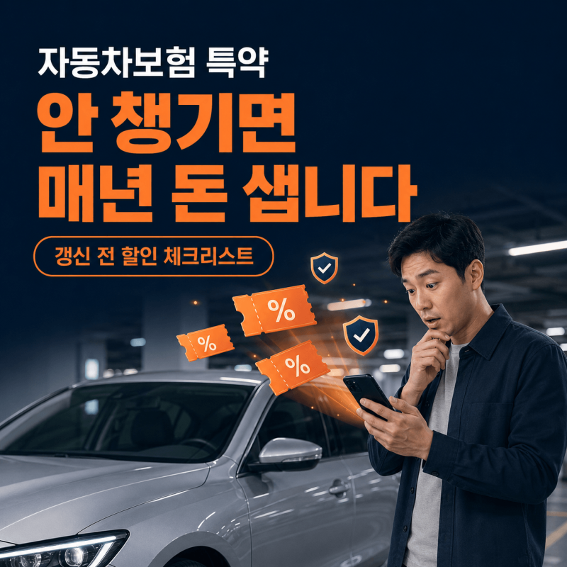 자동차보험 특약 추천 및 할인율 총정리 (마일리지·블랙박스·자녀할인·그외에 특약들까지)