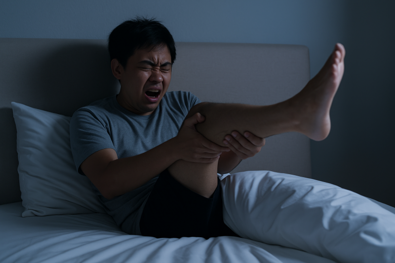 밤에 잘때 종아리 쥐 자주 나면…'이렇게'
