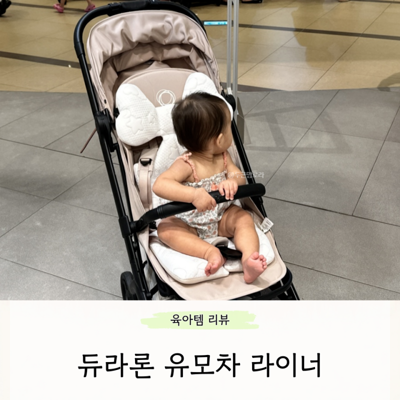 듀라론 유모차 라이너 필수일까? 사계절 사용하는 마롤로뜨 유모차쿨시트