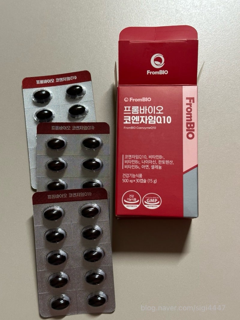 프롬바이오 코엔자임Q10 내돈내산후기｜코큐텐 왜 먹어야 할까? 하루 한 알 항산화 영양제