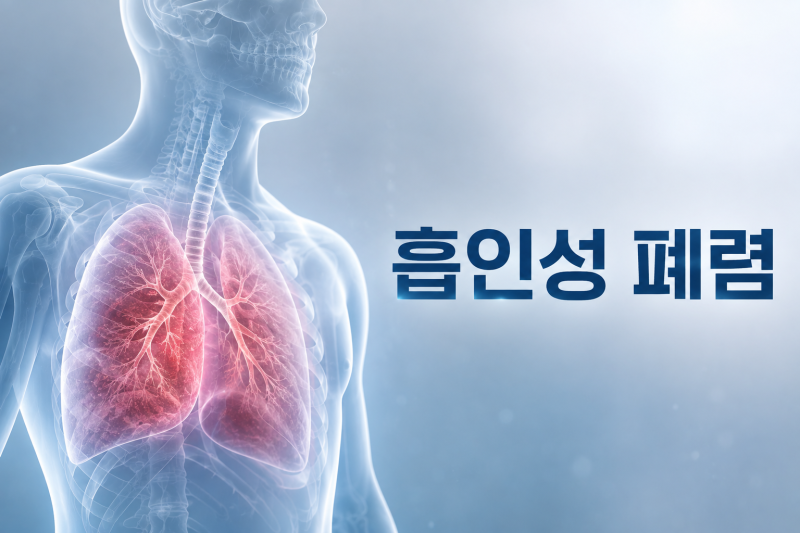 폐렴 원인과 증상, 자꾸 사레 든다면 흡인성 폐렴 확인하세요