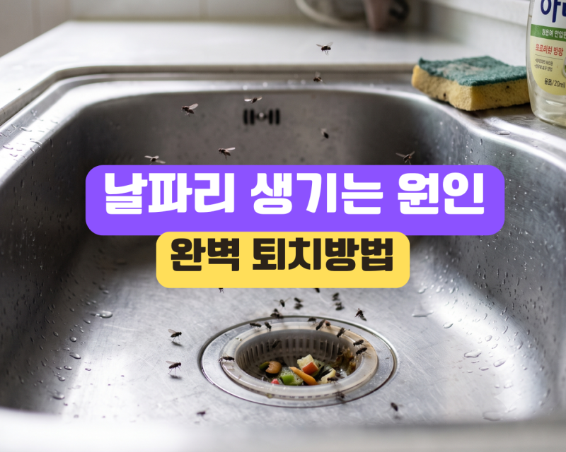 날파리 화장실 초파리 생기는 원인 6가지 없애는 방법 퇴치방법 트랩 끈끈이