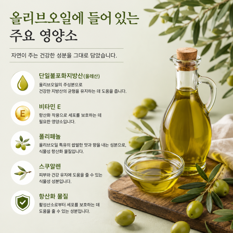 올리브오일 선택 방법 및 엑스트라버진 등급 차이 정리