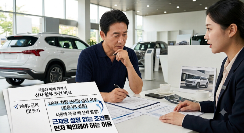 하나카드 신차 카드할부｜근저당 없음·대출기록 없음·60개월 조건