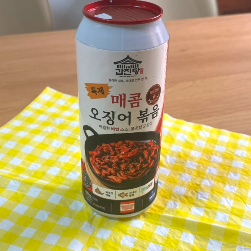 매운오징어볶음밀키트 갑진당 캔반찬 제대로네