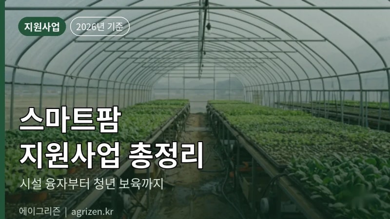 스마트팜 창업, 올해 문 닫힌 것과 아직 열린 것 (2026년 기준)