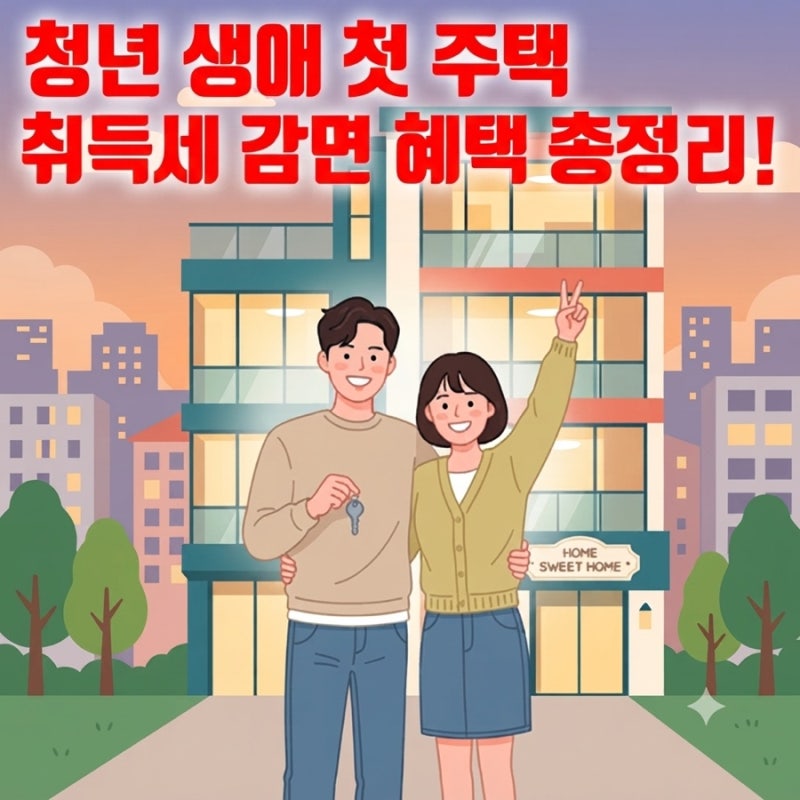 청년 생애 첫 주택 취득세 300만원 감면! 2026 지방세 개편안 주요 내용 총정리 (오피스텔 포함)