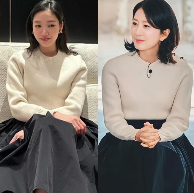 "The same outfit as 20-something fashionista Kim Go-eun?" 60-year-old Kim Hee-ae's 'that outfit' exploded with elegance, not being outdone at all