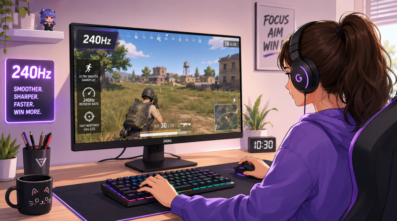 240Hz 게이밍 모니터 추천｜144Hz에서 넘어갈 가치 있을까?
