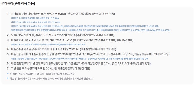 2026년 08월 신생아 특례대출 조건 및 한도 안내