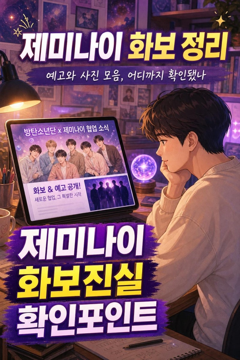 BTS 방탄소년단 구글 제미나이 콜라보 화보, 예고 영상부터 사진 모음까지 확인 포인트