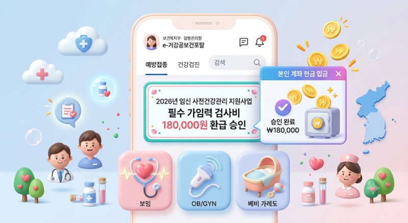 임신 사전건강관리 지원사업 신청 조건 및 부부 가임력 검사비 18만 원 신청 방법 총정리