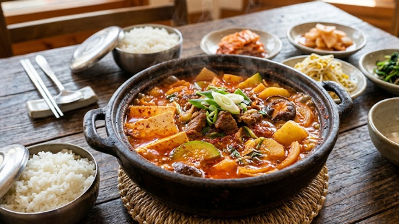 국물 맛의 핵심은 고기 볶는 순서? 실패 없는 소고기 고추장 찌개 레시피