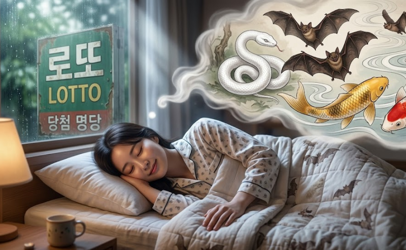 동물 꿈 로또 당첨운 높은 대표 5가지