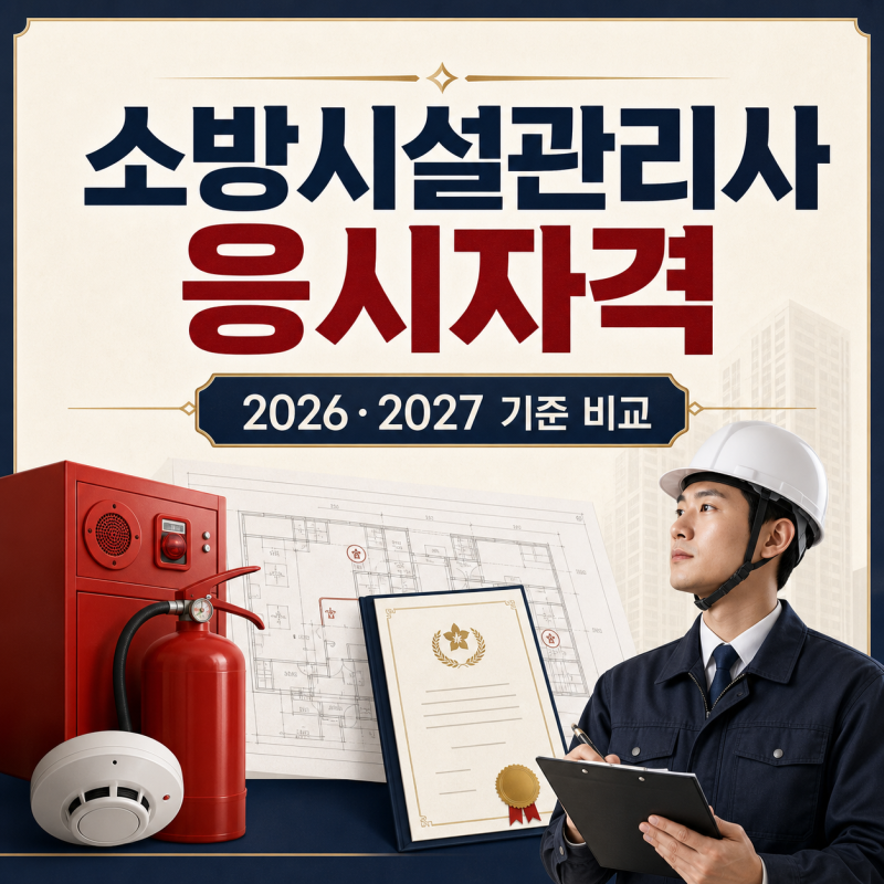 소방시설관리사 응시자격, 2026년과 2027년 개정 기준 정확히 구분하기