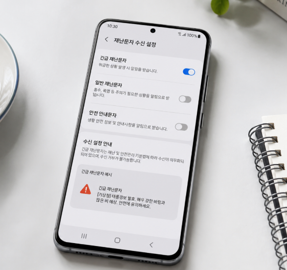 갤럭시 아이폰 재난문자 알림 끄기 (안전안내문자 차단 및 진동 설정)