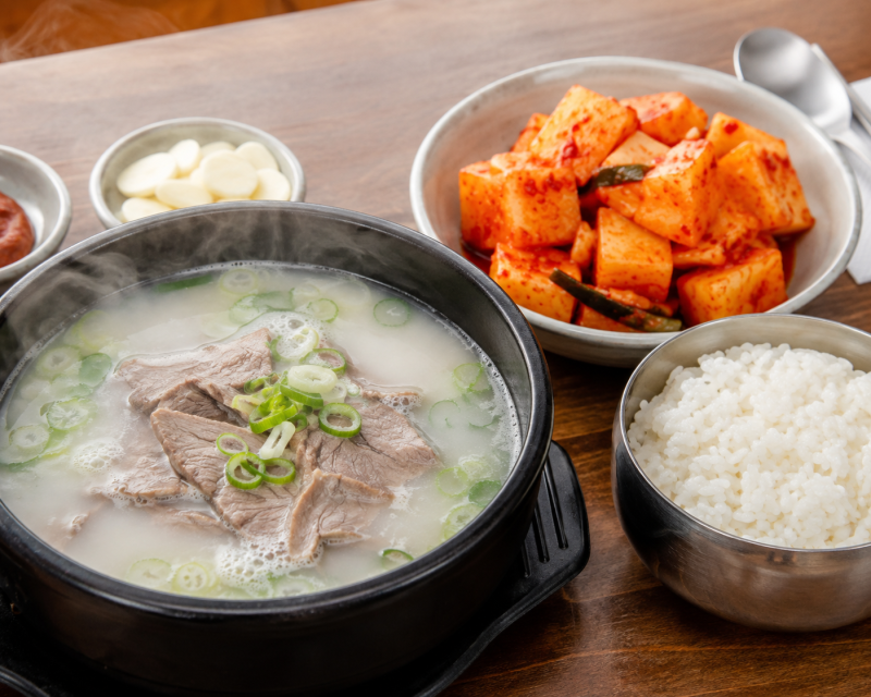 설렁탕집 김치는 왜 석박지일까? 석박지와 깍두기 차이