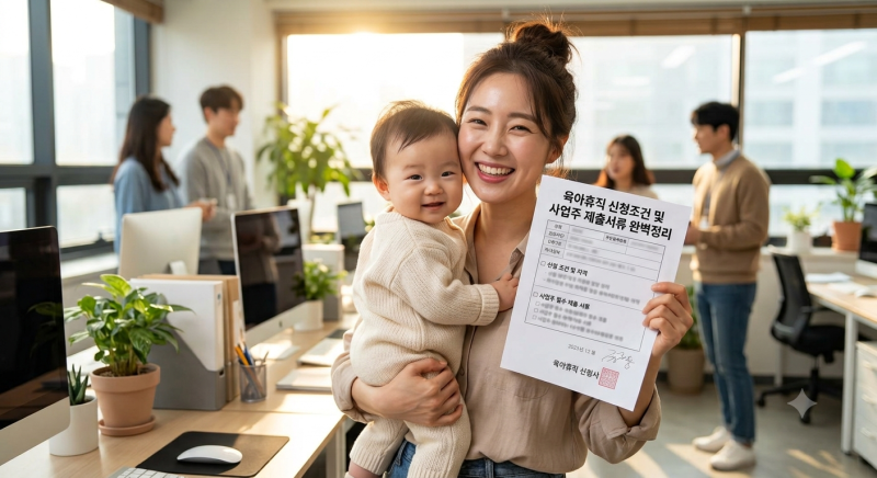 육아휴직 신청 요건 및 사업주 제출 서류 완벽 정리 (신청서 작성법 & 30일 전 통보)