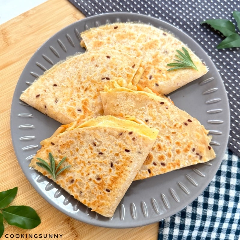 땅콩버터를 넣어 정말 맛있는 다이어트 땅콩버터 양배추 또띠아 토스트 만들기 다이어트식....