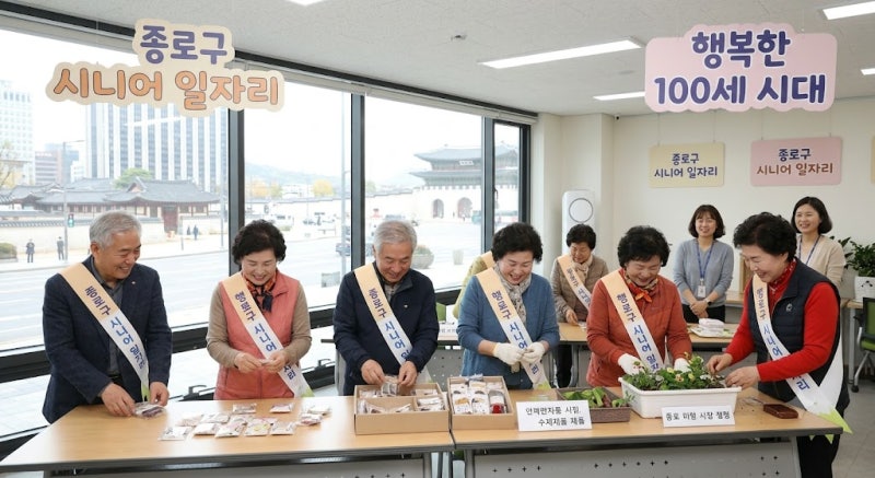 서울 종로구 시니어 일자리 총정리 (맞춤 직장부터 신청. 방법까지)