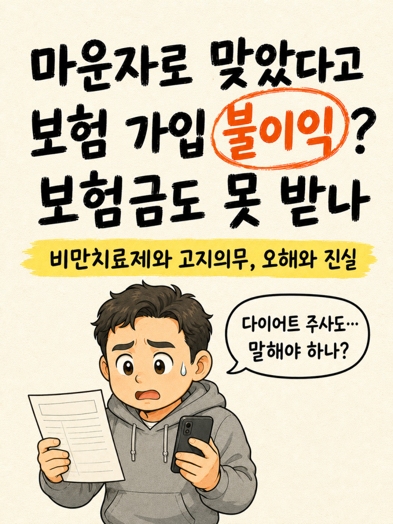 마운자로·위고비 맞았다고 보험 불이익? 고지의무 모르면 당한다
