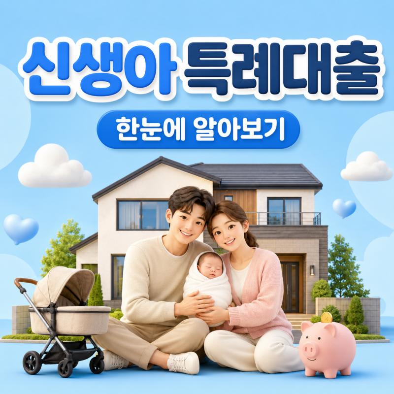 신생아 특례대출, 3.55억원 금리2.8%로 받으면 월 상환금액은? 신특례 내용 총정리!