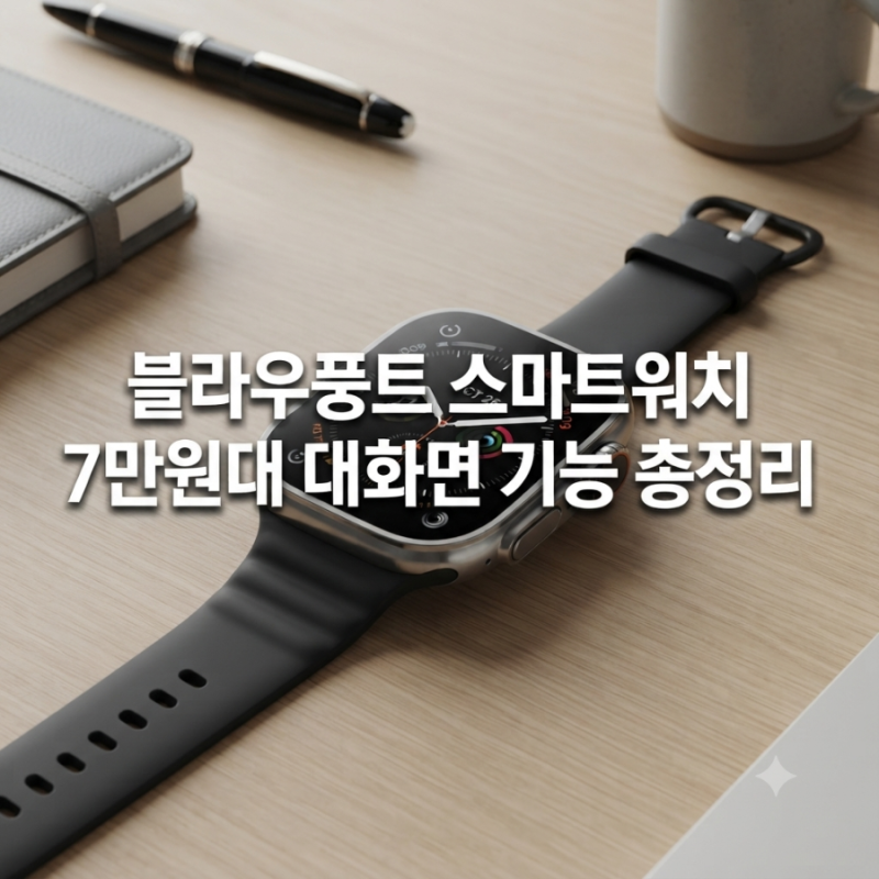 블라우풍트 스마트워치 가성비로 시장을 흔들다! 기능, 가격, 스펙 총정리
