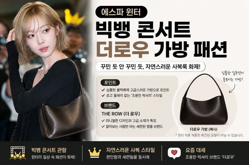 aespa Winter at BIGBANG Concert: The Row Bag Fashion & Her Effortlessly Chic Private Look Becomes a Hot Topic