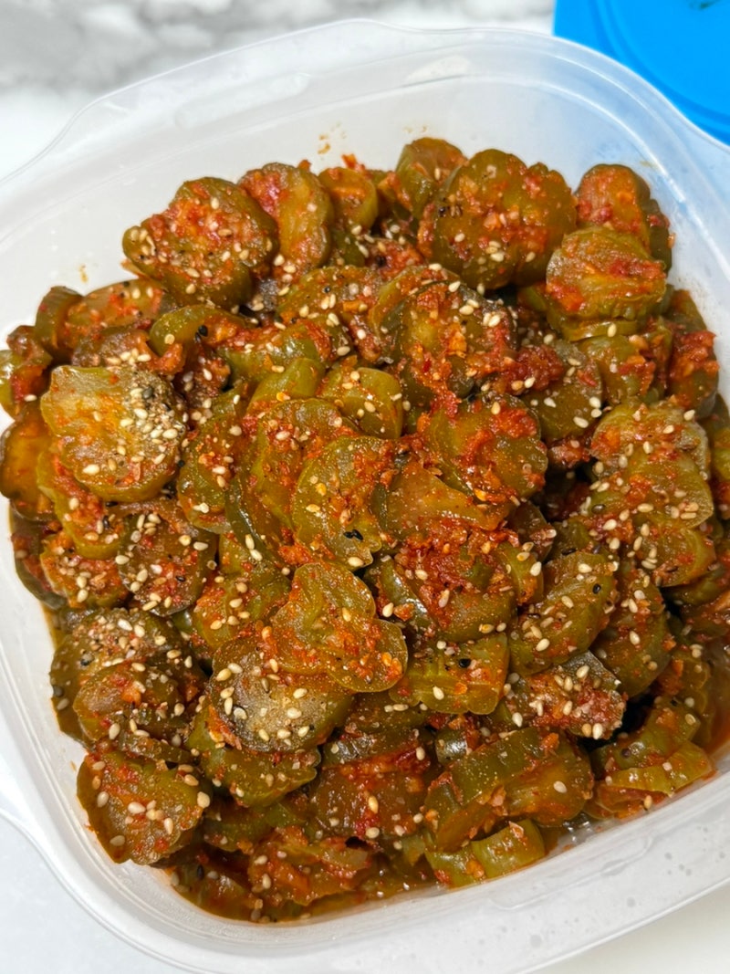 오이지무침 오이지 양념 레시피 면보없이 꼬들하게 완성