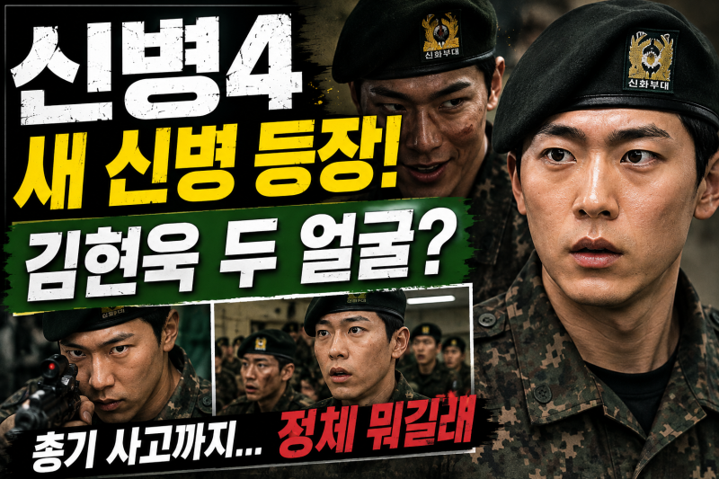 신병4 에이스 신병 김현욱 정체 대체 뭐길래? 김현욱 두 얼굴? 총기 사고