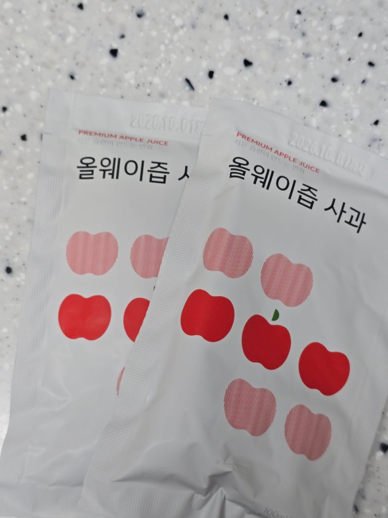 [국내산 사과즙 추천] 100% 생착즙 사과즙, 올웨이즙 사과