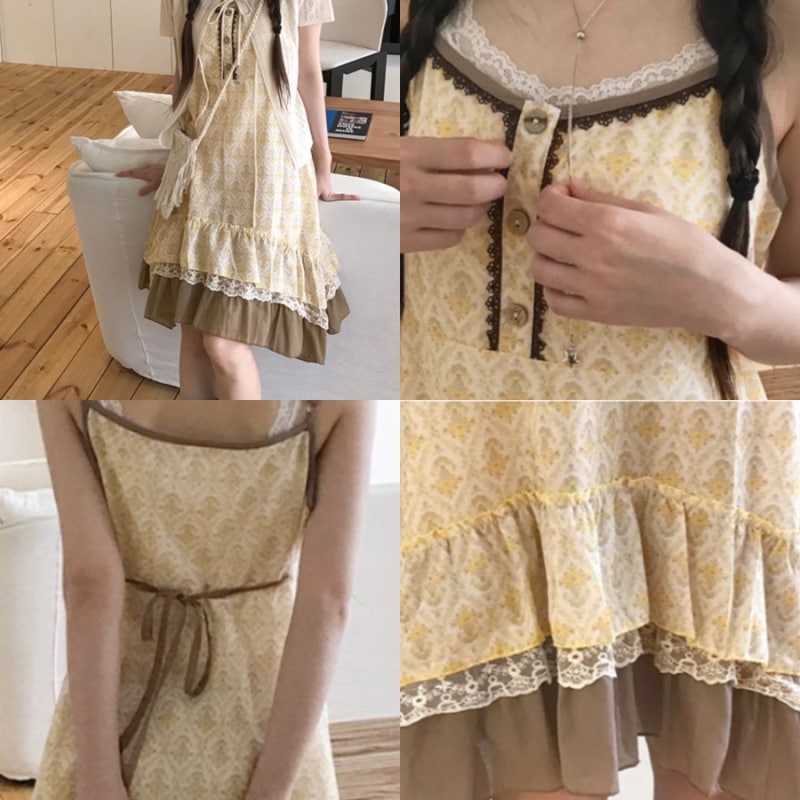 모리걸 스타일 뜻 그레이레이즈 모리플라워레이스나시원피스 추천