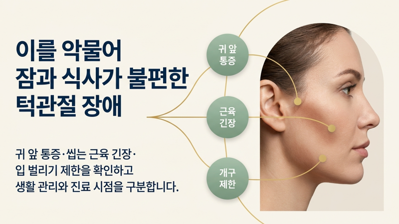 턱관절 통증치료 어떻게 해야하나요? - 턱관절 통증 원인 전문 한방병원 치료를 중심으로, 남....
