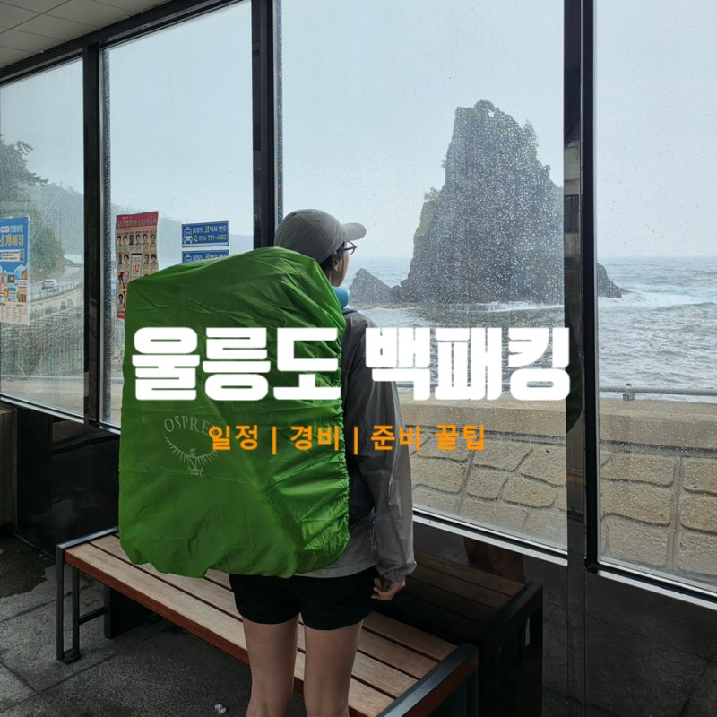 울릉도 백패킹 총정리 | 4박 5일 일정, 경비, 준비 꿀팁 등 (+ 독도 정보)