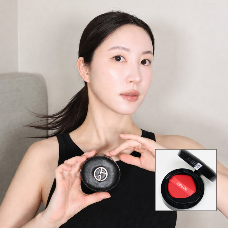우아한 베이스 메이크업을 위한 아르마니 뷰티 추천템, 프리마 글로우 쿠션 & UV 마스터 프라....