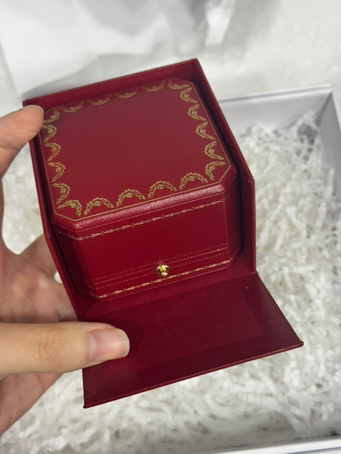 까르띠에 커플링 1895 웨딩 링 플래티늄 (2.5mm, 3.5mm) 언박싱