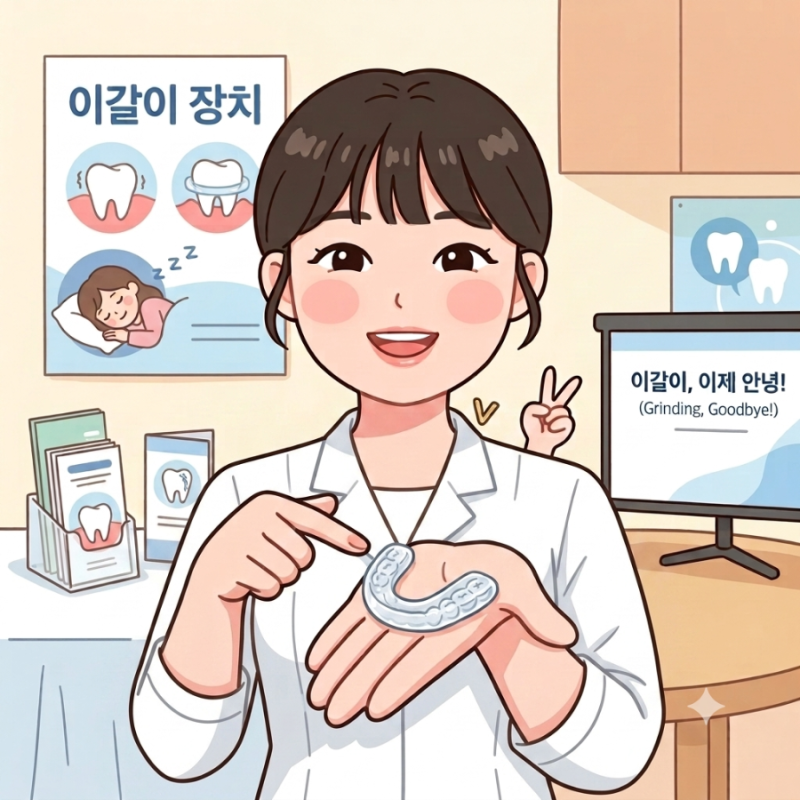 치과위생사가 알려드리는 이갈이 스플린트/나이트 가드의 올바른 사용법과 관리 방법