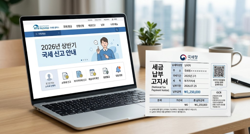 2026년 종합소득세 기한후신고 방법 및 가산세 감면 팁 (3.3% 프리랜서, 알바 필독)