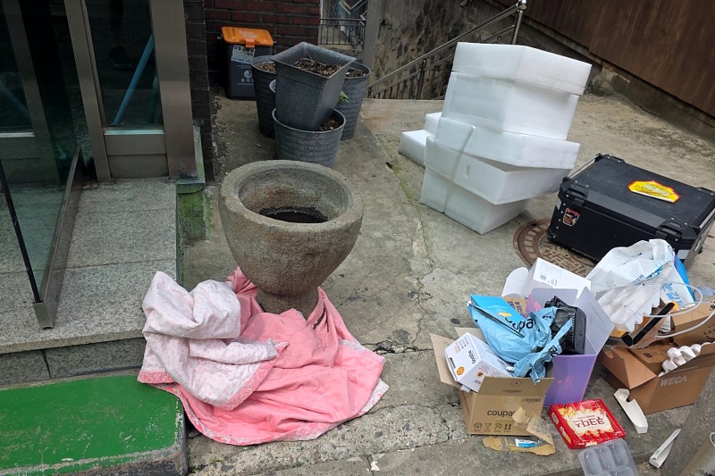 은평구 집앞 쓰레기버려주는곳 가정폐기물 쓰레기버리는비용 역촌동 살림살이정리 절구 버....