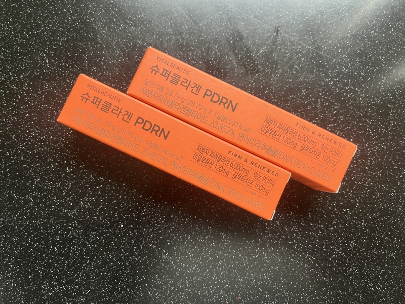 바이탈뷰티 슈퍼콜라겐 PDRN 2개 맛보기 후기