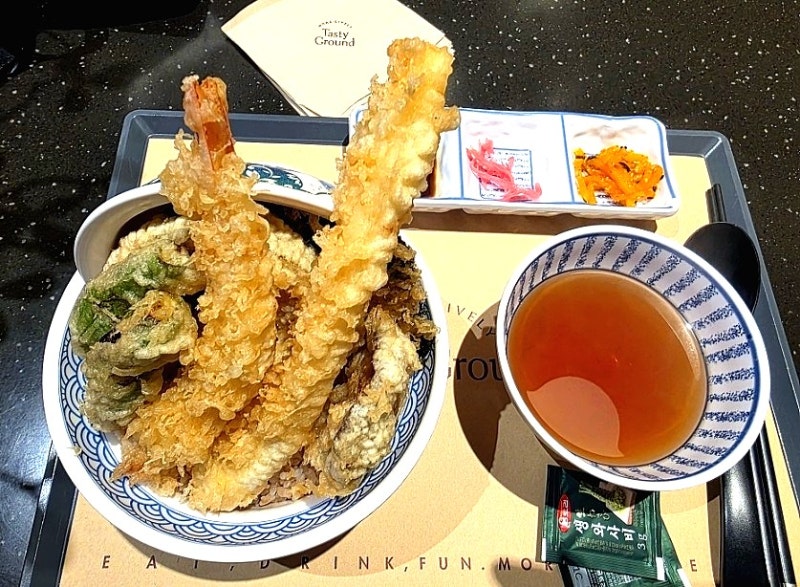 파주 롯데프리미엄아울렛 맛집 발견! 푸드코트 3층 우동키누야 텐동 12,000원