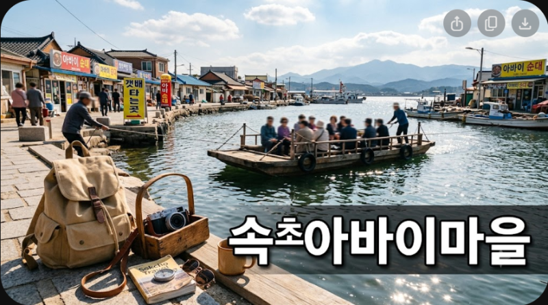 속초 아바이마을 갯배 이용법과 주차 먹거리 핵심 정리