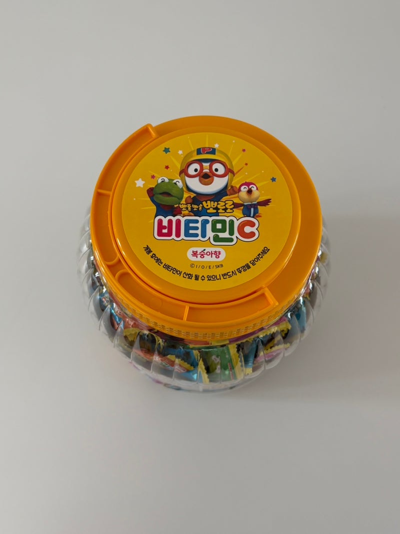 뽀로로 비타민C 캔디 아기비타민 사탕 아이 키즈 300정
